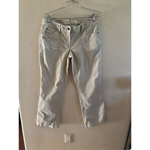 Ann Taylor Loft slim boot corduroy pants - Picture 2 of 8